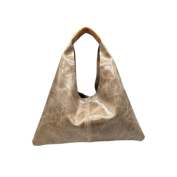 LOUISA LEE MARCO LEDERHANDTASCHE BEIGE