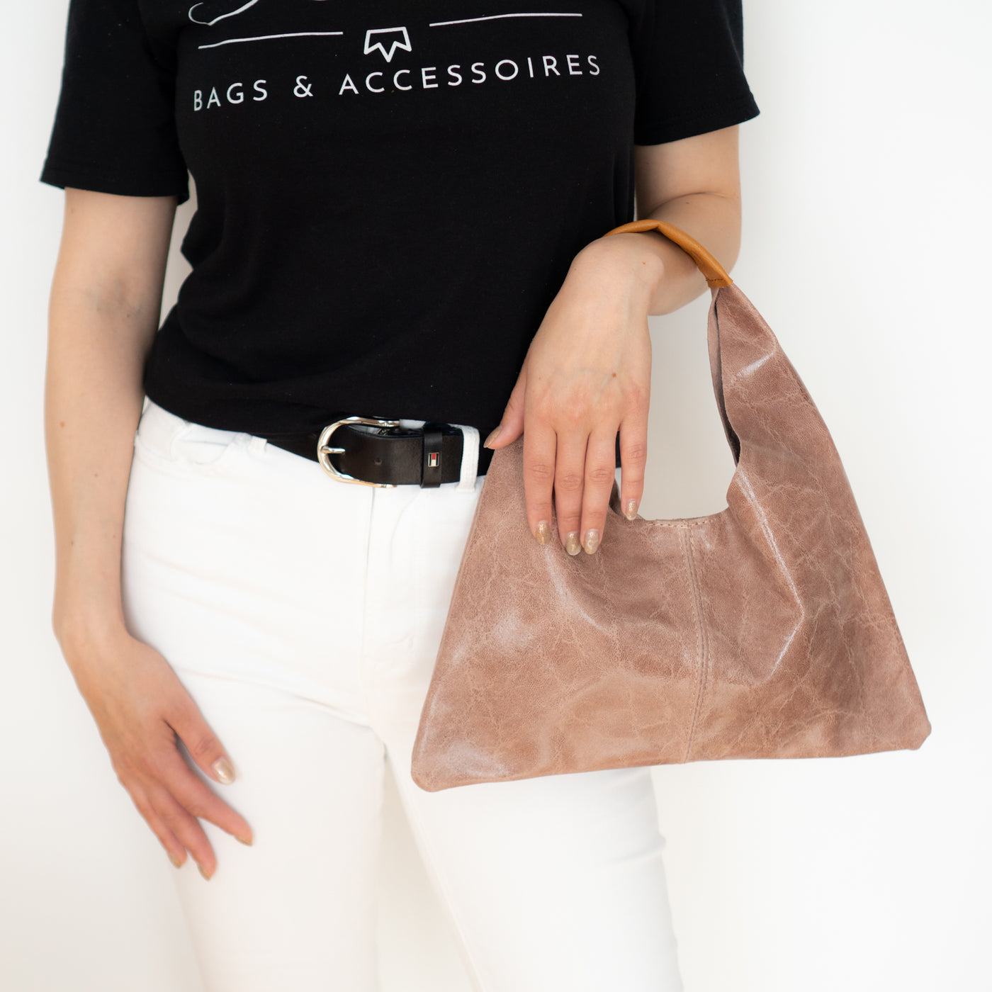 LOUISA LEE MARCO LEDERHANDTASCHE FARBE ROSE