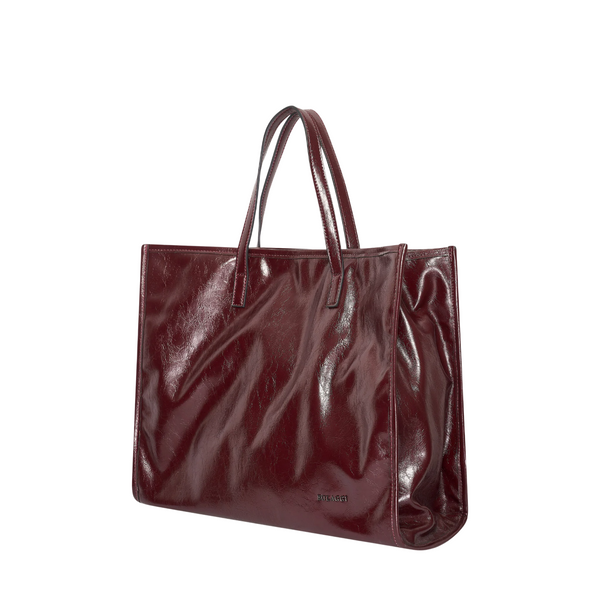 Bulaggi Crinkle Shopper Burgunderot