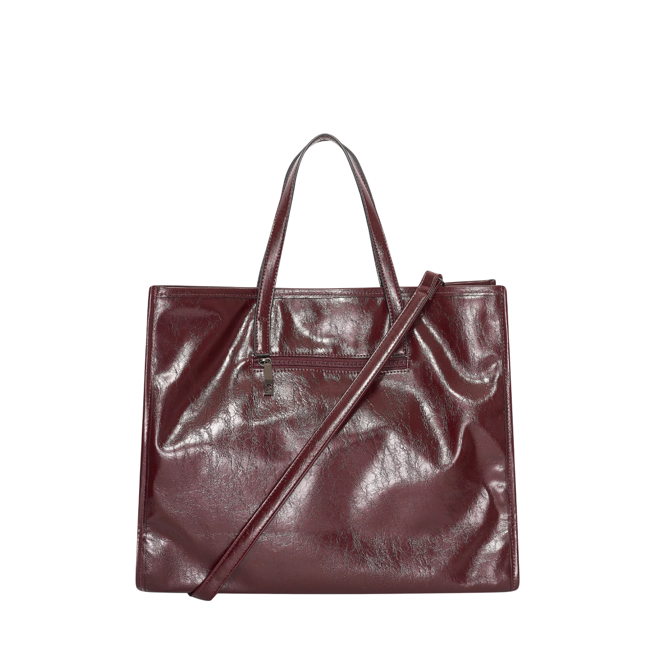 Bulaggi Crinkle Shopper Burgunderot