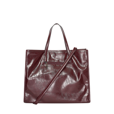 Bulaggi Crinkle Shopper Burgunderot