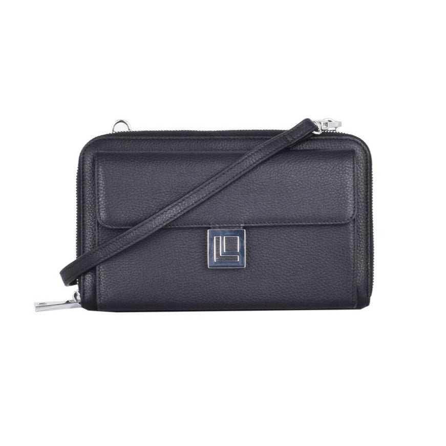 Lara Lauren Tokio Flap Wallet Mobile Bag black