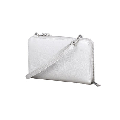 Lara Lauren Tokio Flap Wallet Mobile Bag silver