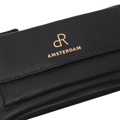 dR Amsterdam Clutch Bag Black